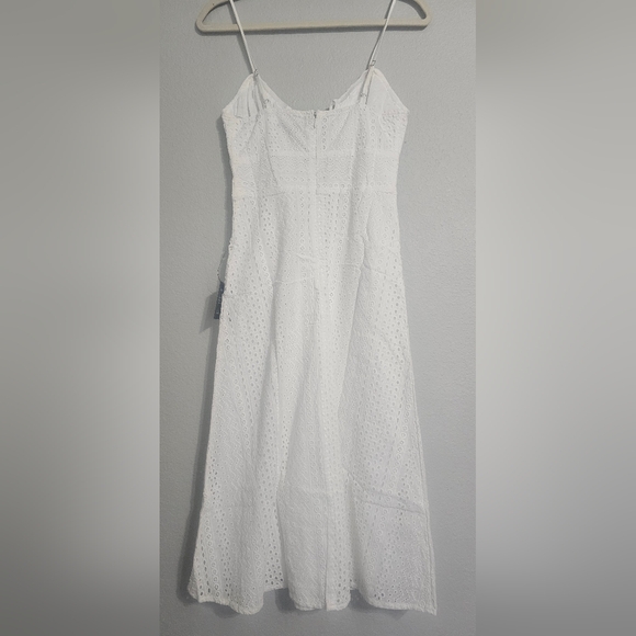 Lulu's Elegant White Eyelet Maxi Dress - Picture 1 of 2